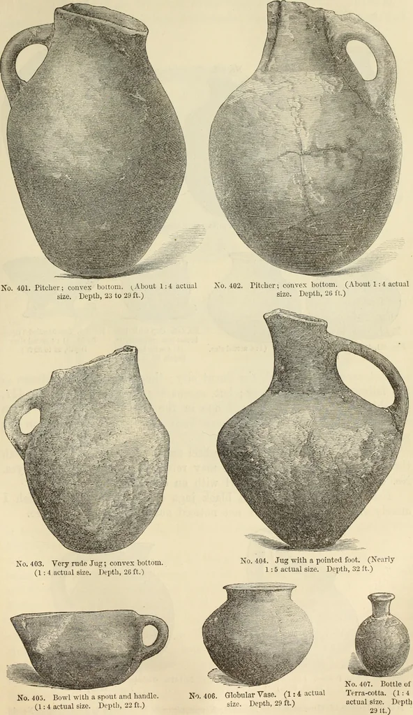 An illustration from Ilios; the city and country of the Trojans. The results of researches and discoveries on the site of Troy and throughout the Troad in the years 1871-72-73-78-79, including an autobiography of the author, 1880, leaf 424