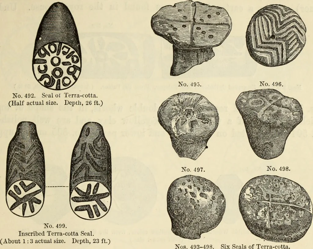 An illustration from Ilios; the city and country of the Trojans. The results of researches and discoveries on the site of Troy and throughout the Troad in the years 1871-72-73-78-79, including an autobiography of the author, 1880, leaf 444