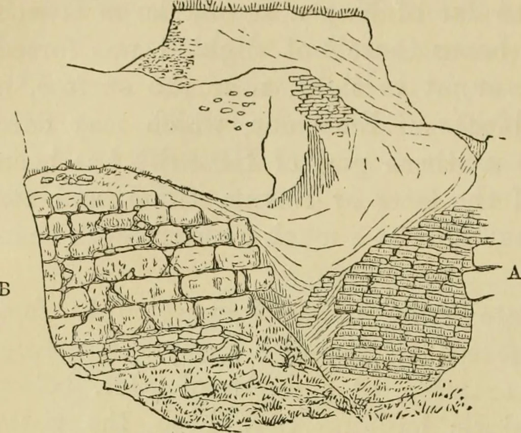 An illustration from Ilios; the city and country of the Trojans. The results of researches and discoveries on the site of Troy and throughout the Troad in the years 1871-72-73-78-79, including an autobiography of the author, 1880, leaf 45