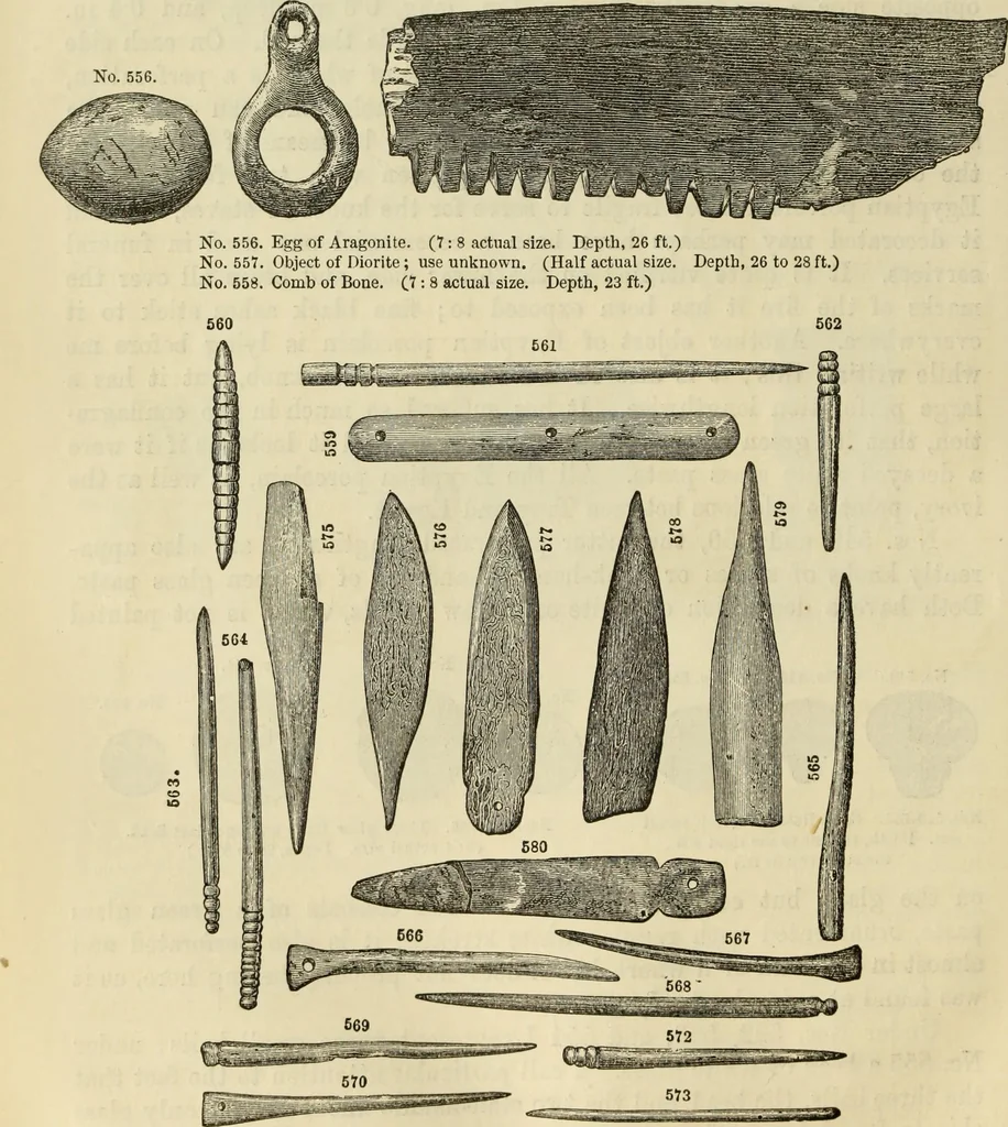 An illustration from Ilios; the city and country of the Trojans. The results of researches and discoveries on the site of Troy and throughout the Troad in the years 1871-72-73-78-79, including an autobiography of the author, 1880, leaf 459