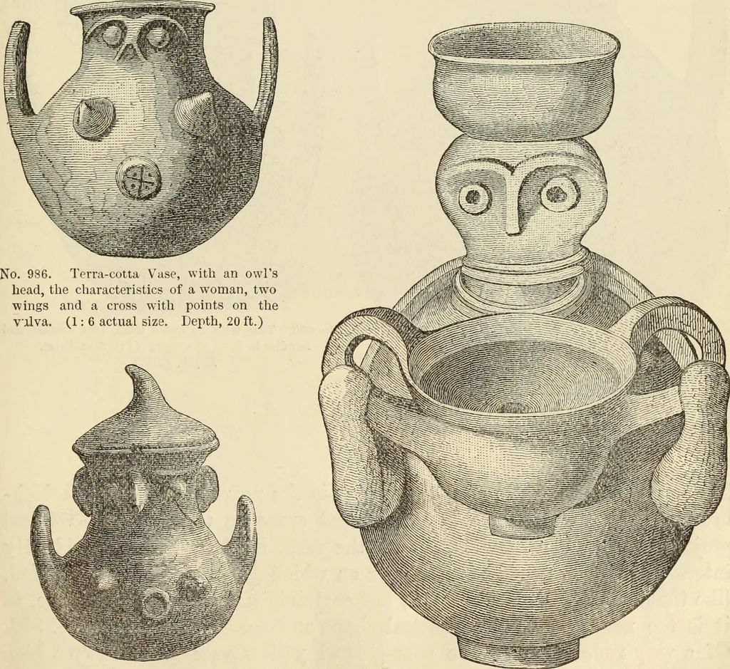 An illustration from Ilios; the city and country of the Trojans. The results of researches and discoveries on the site of Troy and throughout the Troad in the years 1871-72-73-78-79, including an autobiography of the author, 1880, leaf 550