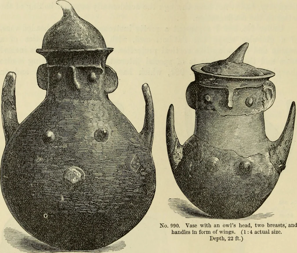 An illustration from Ilios; the city and country of the Trojans. The results of researches and discoveries on the site of Troy and throughout the Troad in the years 1871-72-73-78-79, including an autobiography of the author, 1880, leaf 551