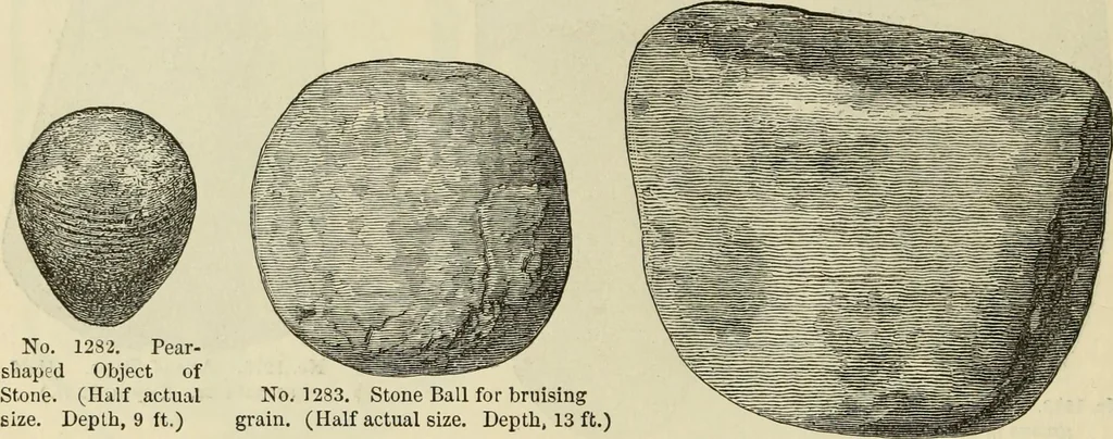 An illustration from Ilios; the city and country of the Trojans. The results of researches and discoveries on the site of Troy and throughout the Troad in the years 1871-72-73-78-79, including an autobiography of the author, 1880, leaf 599