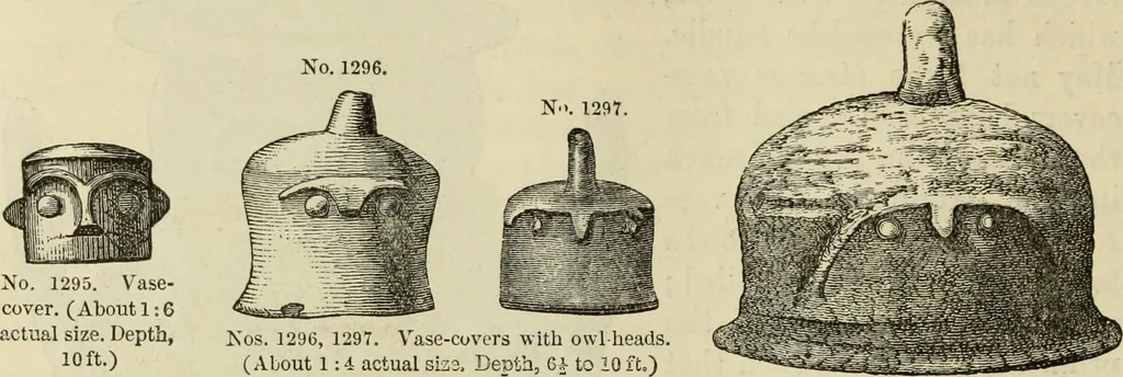 An illustration from Ilios; the city and country of the Trojans. The results of researches and discoveries on the site of Troy and throughout the Troad in the years 1871-72-73-78-79, including an autobiography of the author, 1880, leaf 605