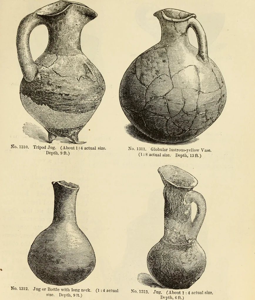 An illustration from Ilios; the city and country of the Trojans. The results of researches and discoveries on the site of Troy and throughout the Troad in the years 1871-72-73-78-79, including an autobiography of the author, 1880, leaf 608