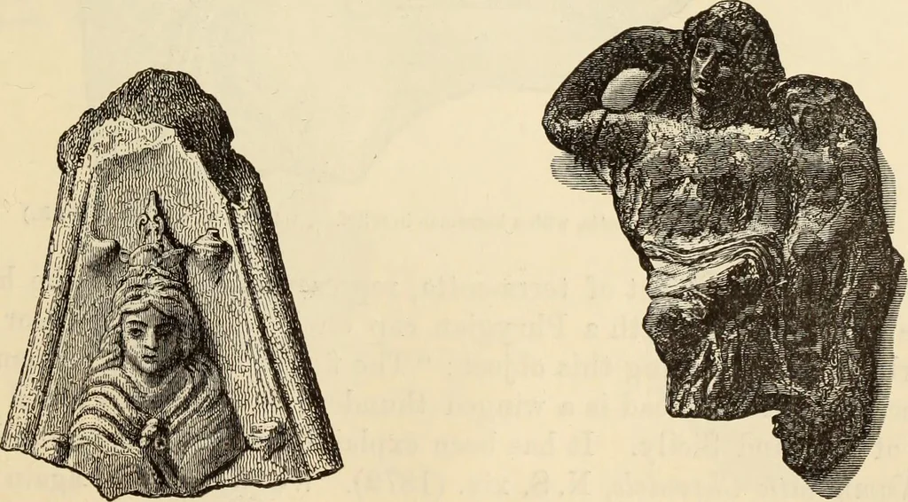 An illustration from Ilios; the city and country of the Trojans. The results of researches and discoveries on the site of Troy and throughout the Troad in the years 1871-72-73-78-79, including an autobiography of the author, 1880, leaf 644