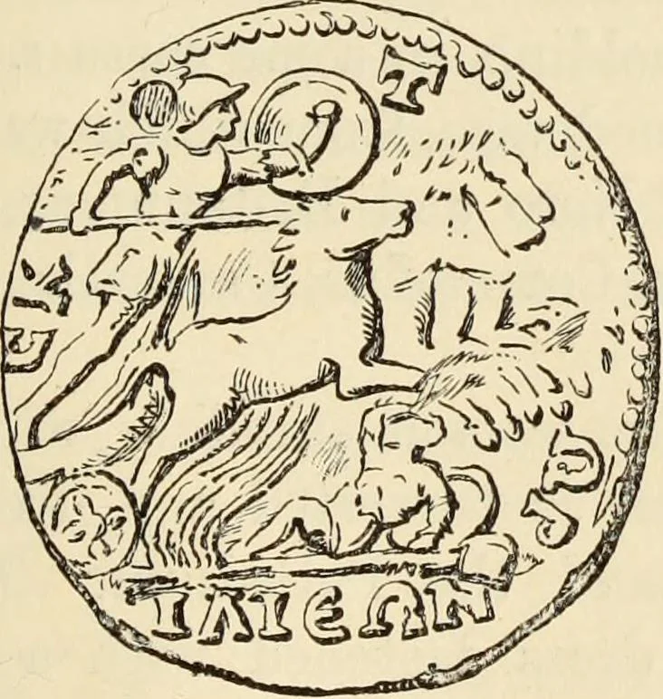 An illustration from Ilios; the city and country of the Trojans. The results of researches and discoveries on the site of Troy and throughout the Troad in the years 1871-72-73-78-79, including an autobiography of the author, 1880, leaf 674