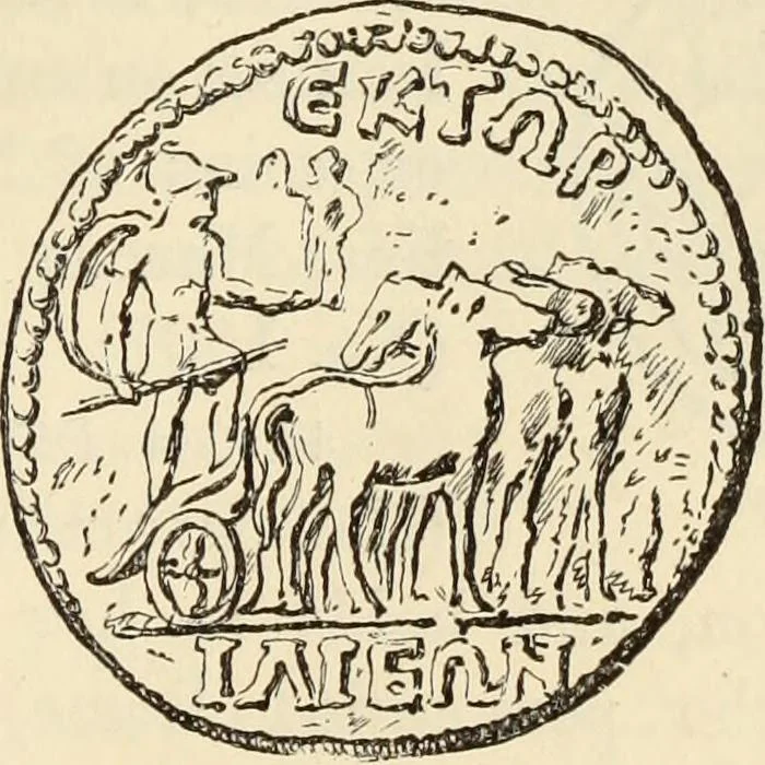 An illustration from Ilios; the city and country of the Trojans. The results of researches and discoveries on the site of Troy and throughout the Troad in the years 1871-72-73-78-79, including an autobiography of the author, 1880, leaf 674