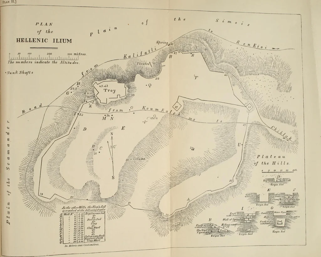 An illustration from Ilios; the city and country of the Trojans. The results of researches and discoveries on the site of Troy and throughout the Troad in the years 1871-72-73-78-79, including an autobiography of the author, 1880, leaf 834