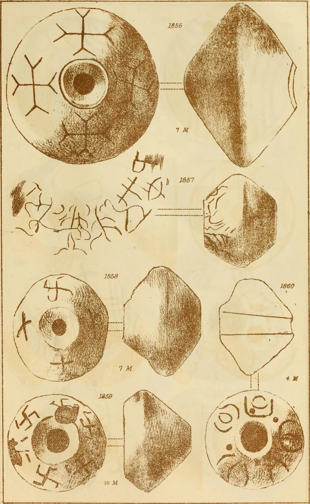 An illustration from Ilios; the city and country of the Trojans. The results of researches and discoveries on the site of Troy and throughout the Troad in the years 1871-72-73-78-79, including an autobiography of the author, 1880, leaf 848