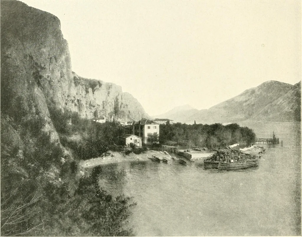An illustration from Il Lago di Garda;, 1904, leaf 103