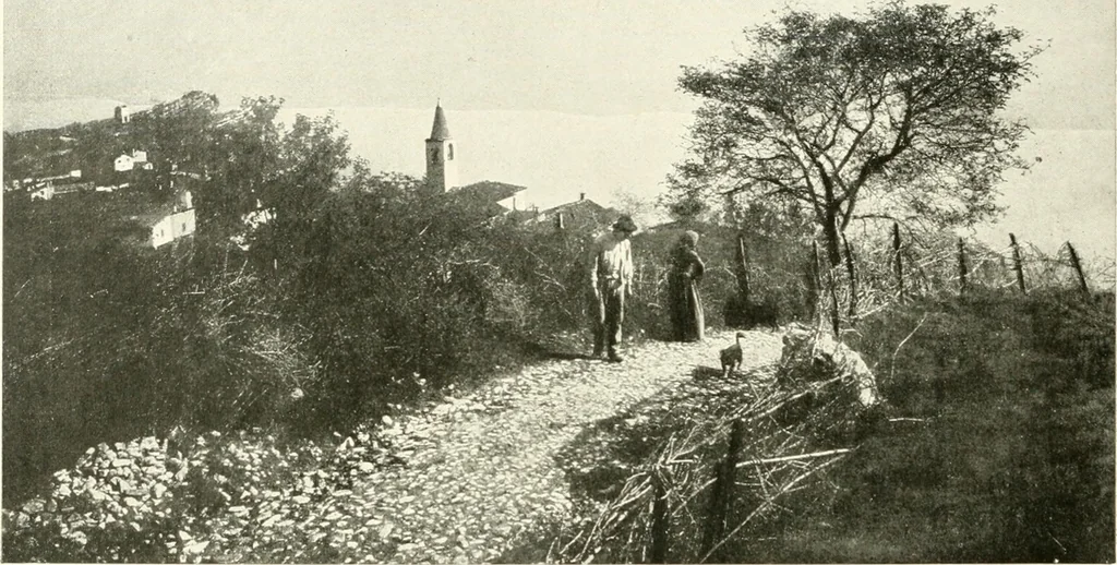 An illustration from Il Lago di Garda;, 1904, leaf 105