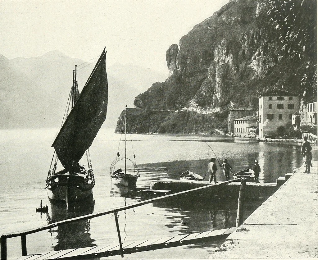 An illustration from Il Lago di Garda;, 1904, leaf 112