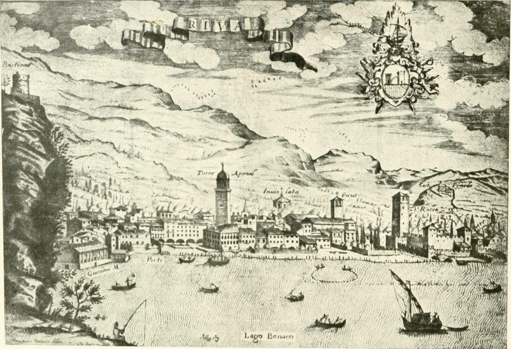 An illustration from Il Lago di Garda;, 1904, leaf 113