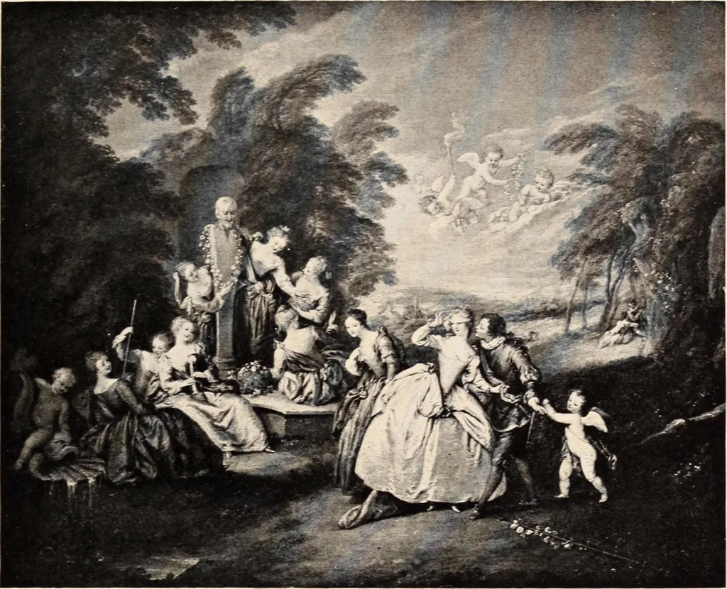 An illustration from Illustrated catalogue of the eleventh series of 100 paintings by old masters of the Dutch, Flemish, Italian, French and English schools being a portion of the Sedelmeyer Gallery, 1911, leaf 124