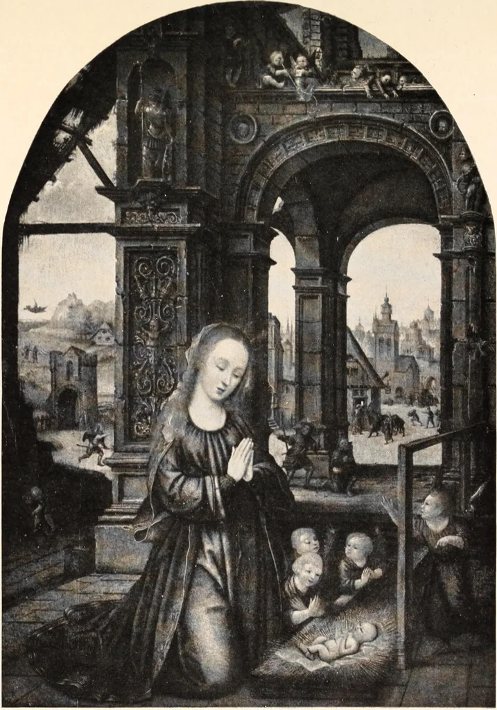 An illustration from Illustrated catalogue of the eleventh series of 100 paintings by old masters of the Dutch, Flemish, Italian, French and English schools being a portion of the Sedelmeyer Gallery, 1911, leaf 14