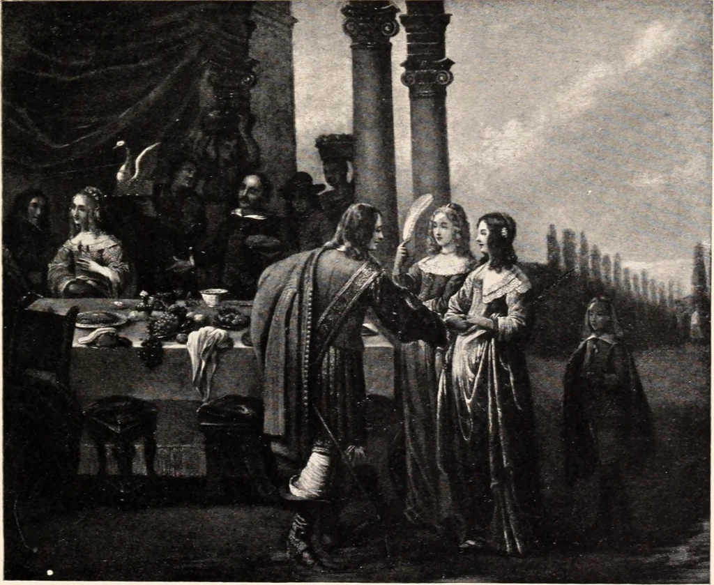 An illustration from Illustrated catalogue of the eleventh series of 100 paintings by old masters of the Dutch, Flemish, Italian, French and English schools being a portion of the Sedelmeyer Gallery, 1911, leaf 28