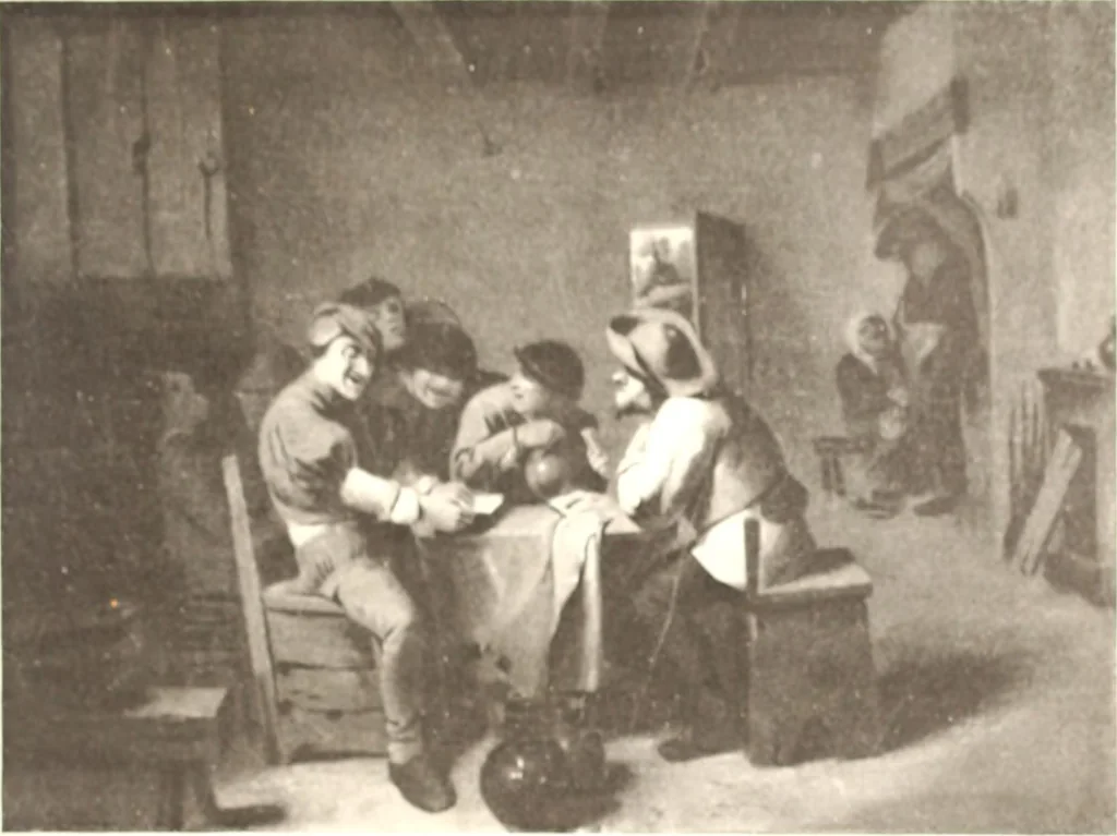 An illustration from Illustrated catalogue of the eigth [sic] series of 100 paintings by old masters of the Dutch, Flemish, Italian, French, and English schools : being a portion of the Sedelmeyer Gallery which contains about 1500 original pictures by ancient and modern artists, 1902, leaf 16