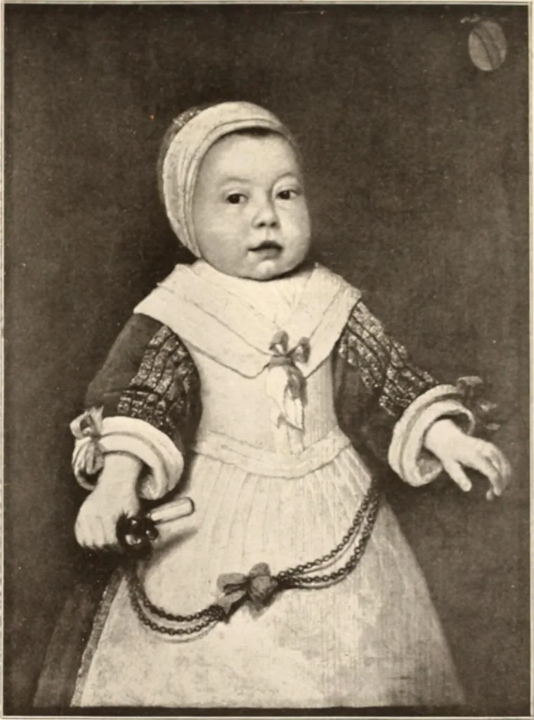 An illustration from Illustrated catalogue of the eigth [sic] series of 100 paintings by old masters of the Dutch, Flemish, Italian, French, and English schools : being a portion of the Sedelmeyer Gallery which contains about 1500 original pictures by ancient and modern artists, 1902, leaf 18