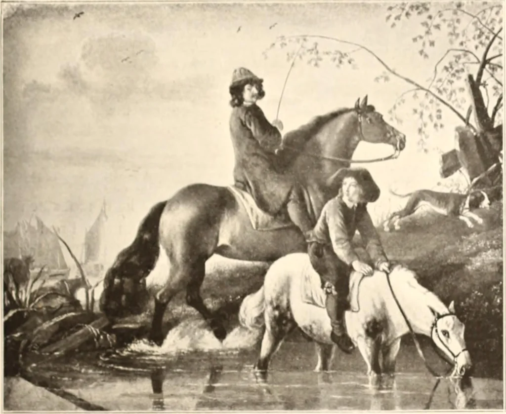 An illustration from Illustrated catalogue of the eigth [sic] series of 100 paintings by old masters of the Dutch, Flemish, Italian, French, and English schools : being a portion of the Sedelmeyer Gallery which contains about 1500 original pictures by ancient and modern artists, 1902, leaf 20