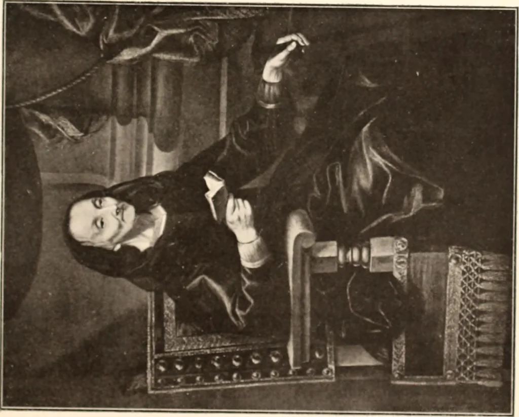 An illustration from Illustrated catalogue of the eigth [sic] series of 100 paintings by old masters of the Dutch, Flemish, Italian, French, and English schools : being a portion of the Sedelmeyer Gallery which contains about 1500 original pictures by ancient and modern artists, 1902, leaf 24