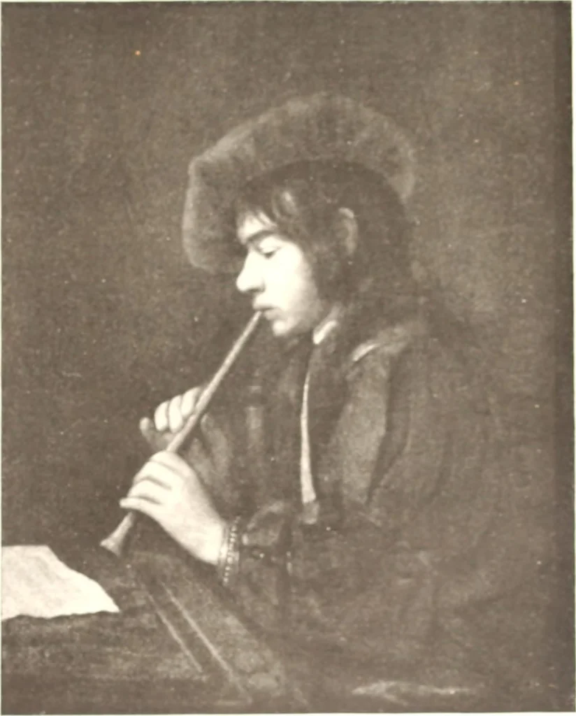 An illustration from Illustrated catalogue of the eigth [sic] series of 100 paintings by old masters of the Dutch, Flemish, Italian, French, and English schools : being a portion of the Sedelmeyer Gallery which contains about 1500 original pictures by ancient and modern artists, 1902, leaf 32