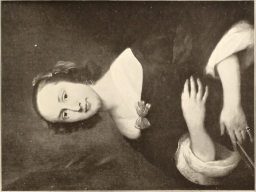 An illustration from Illustrated catalogue of the eigth [sic] series of 100 paintings by old masters of the Dutch, Flemish, Italian, French, and English schools : being a portion of the Sedelmeyer Gallery which contains about 1500 original pictures by ancient and modern artists, 1902, leaf 44