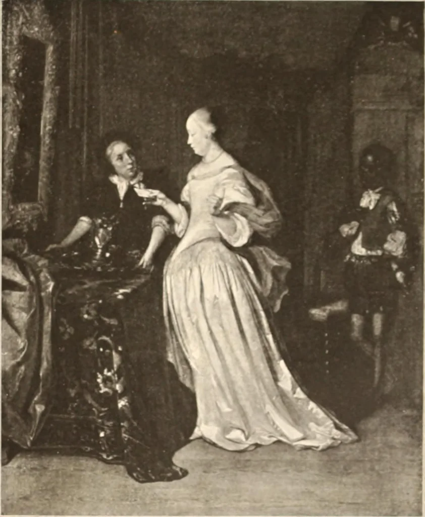An illustration from Illustrated catalogue of the eigth [sic] series of 100 paintings by old masters of the Dutch, Flemish, Italian, French, and English schools : being a portion of the Sedelmeyer Gallery which contains about 1500 original pictures by ancient and modern artists, 1902, leaf 48
