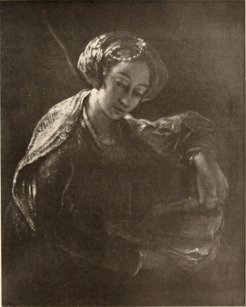 An illustration from Illustrated catalogue of the eigth [sic] series of 100 paintings by old masters of the Dutch, Flemish, Italian, French, and English schools : being a portion of the Sedelmeyer Gallery which contains about 1500 original pictures by ancient and modern artists, 1902, leaf 52