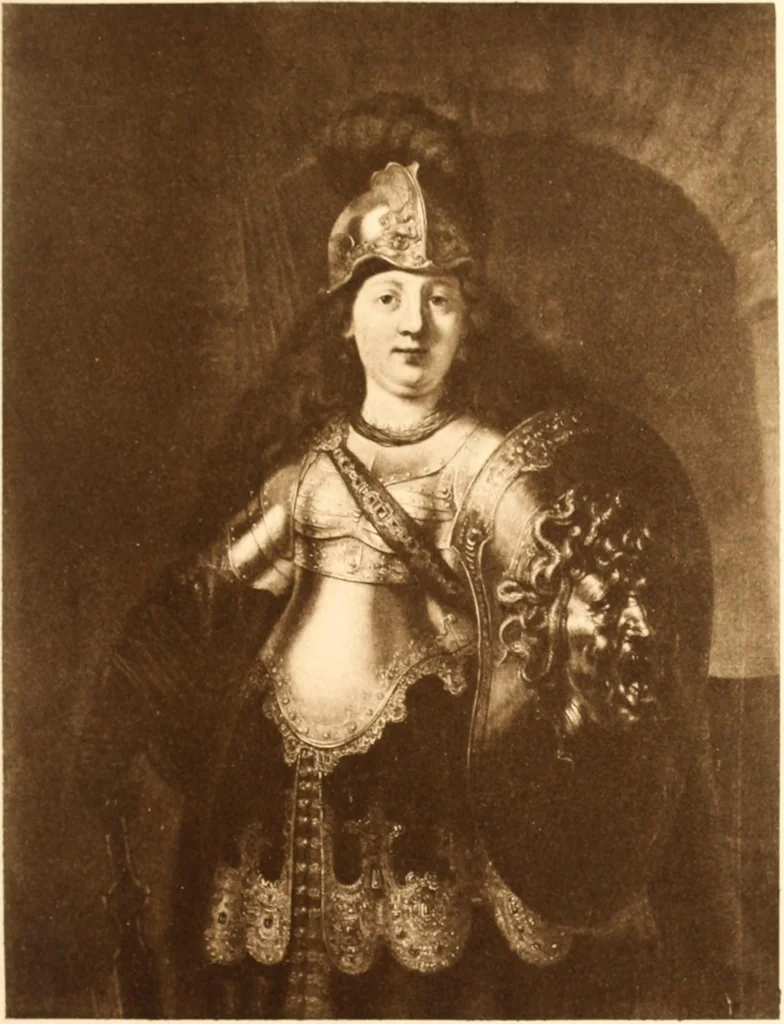 An illustration from Illustrated catalogue of the eigth [sic] series of 100 paintings by old masters of the Dutch, Flemish, Italian, French, and English schools : being a portion of the Sedelmeyer Gallery which contains about 1500 original pictures by ancient and modern artists, 1902, leaf 54