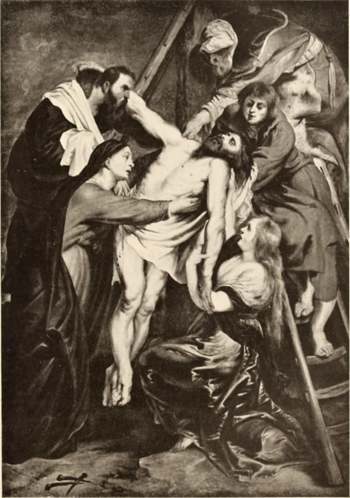 An illustration from Illustrated catalogue of the eigth [sic] series of 100 paintings by old masters of the Dutch, Flemish, Italian, French, and English schools : being a portion of the Sedelmeyer Gallery which contains about 1500 original pictures by ancient and modern artists, 1902, leaf 62