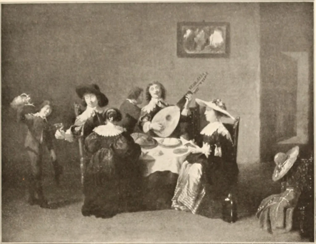 An illustration from Illustrated catalogue of the eigth [sic] series of 100 paintings by old masters of the Dutch, Flemish, Italian, French, and English schools : being a portion of the Sedelmeyer Gallery which contains about 1500 original pictures by ancient and modern artists, 1902, leaf 70