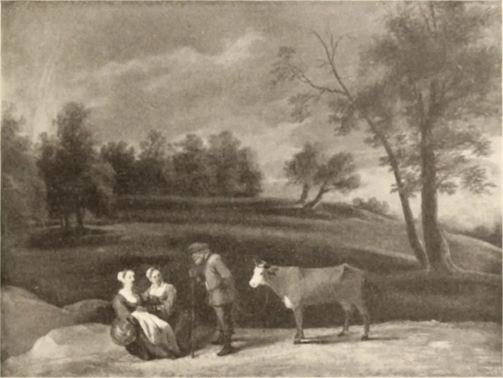 An illustration from Illustrated catalogue of the eigth [sic] series of 100 paintings by old masters of the Dutch, Flemish, Italian, French, and English schools : being a portion of the Sedelmeyer Gallery which contains about 1500 original pictures by ancient and modern artists, 1902, leaf 72