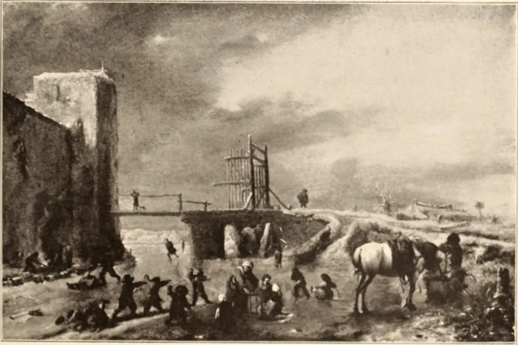 An illustration from Illustrated catalogue of the eigth [sic] series of 100 paintings by old masters of the Dutch, Flemish, Italian, French, and English schools : being a portion of the Sedelmeyer Gallery which contains about 1500 original pictures by ancient and modern artists, 1902, leaf 76