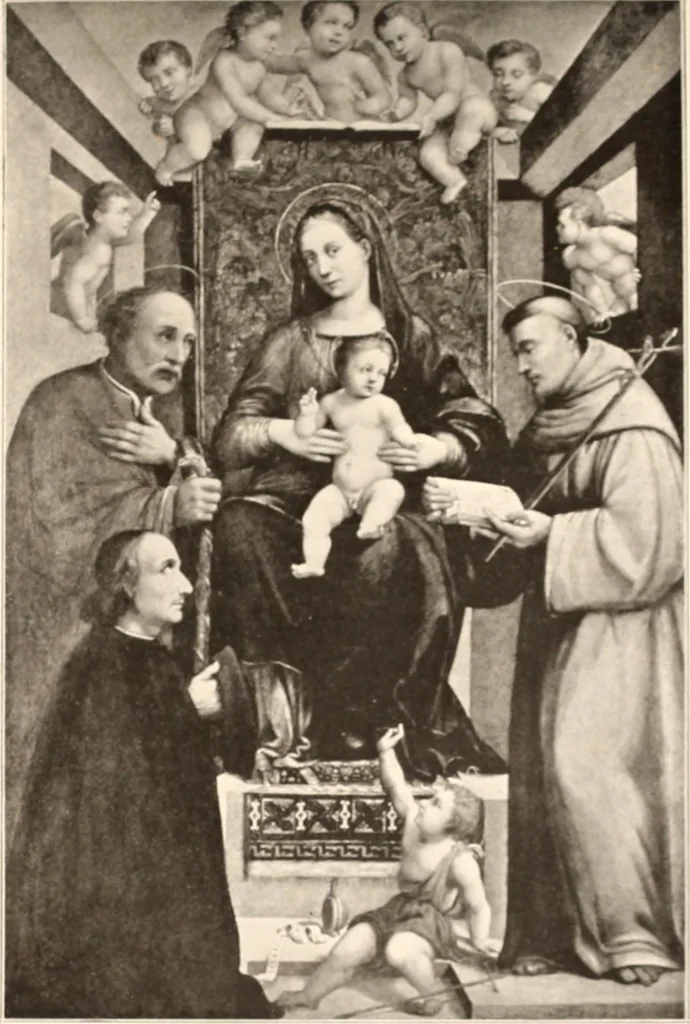 An illustration from Illustrated catalogue of the eigth [sic] series of 100 paintings by old masters of the Dutch, Flemish, Italian, French, and English schools : being a portion of the Sedelmeyer Gallery which contains about 1500 original pictures by ancient and modern artists, 1902, leaf 86