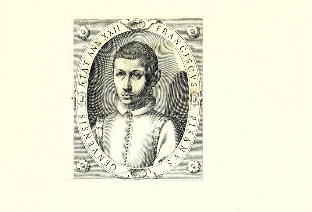 An illustration from Il libro primo di cancellaresche, corsiue, mercantile et diuerse maniere di lettere bastarde, 1620, leaf 7