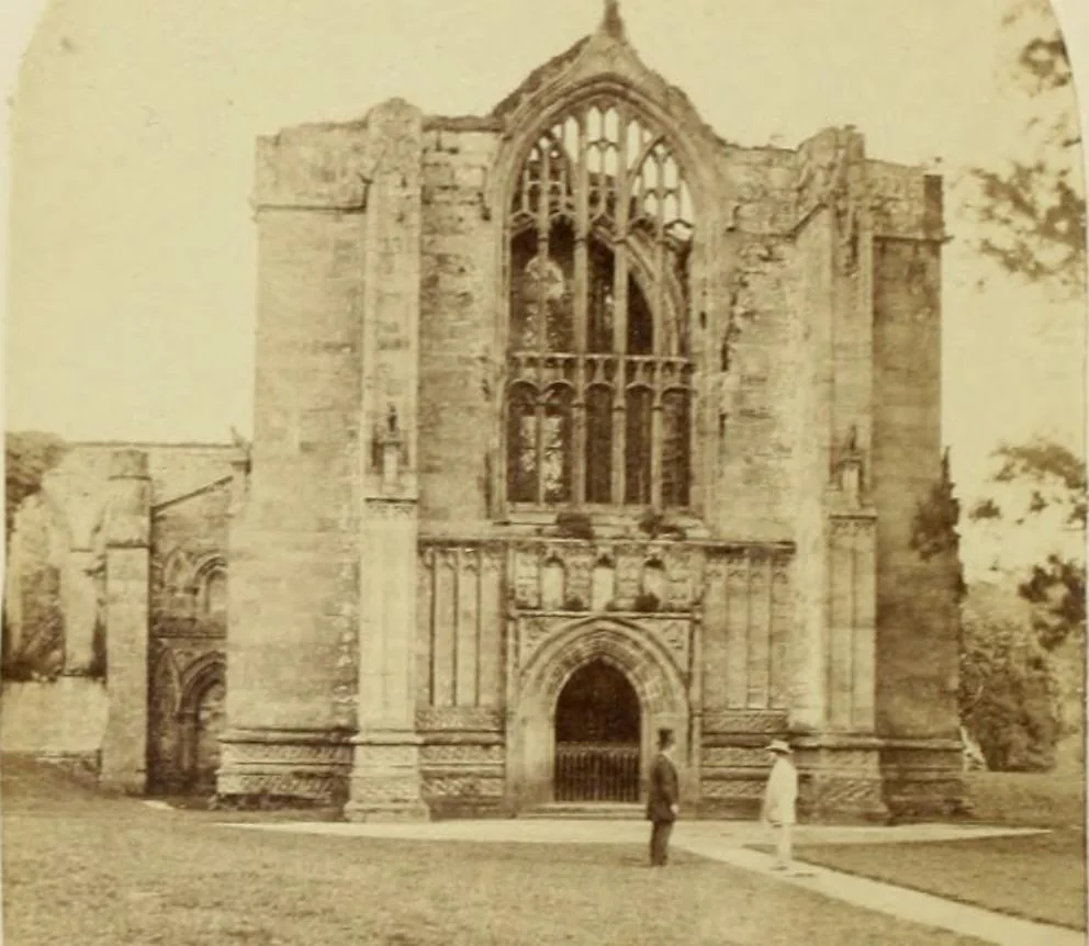 An illustration from Ruined abbeys and castles of Great Britain, 1862, leaf 15