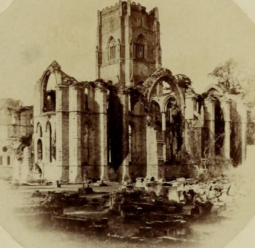 An illustration from Ruined abbeys and castles of Great Britain, 1862, leaf 152