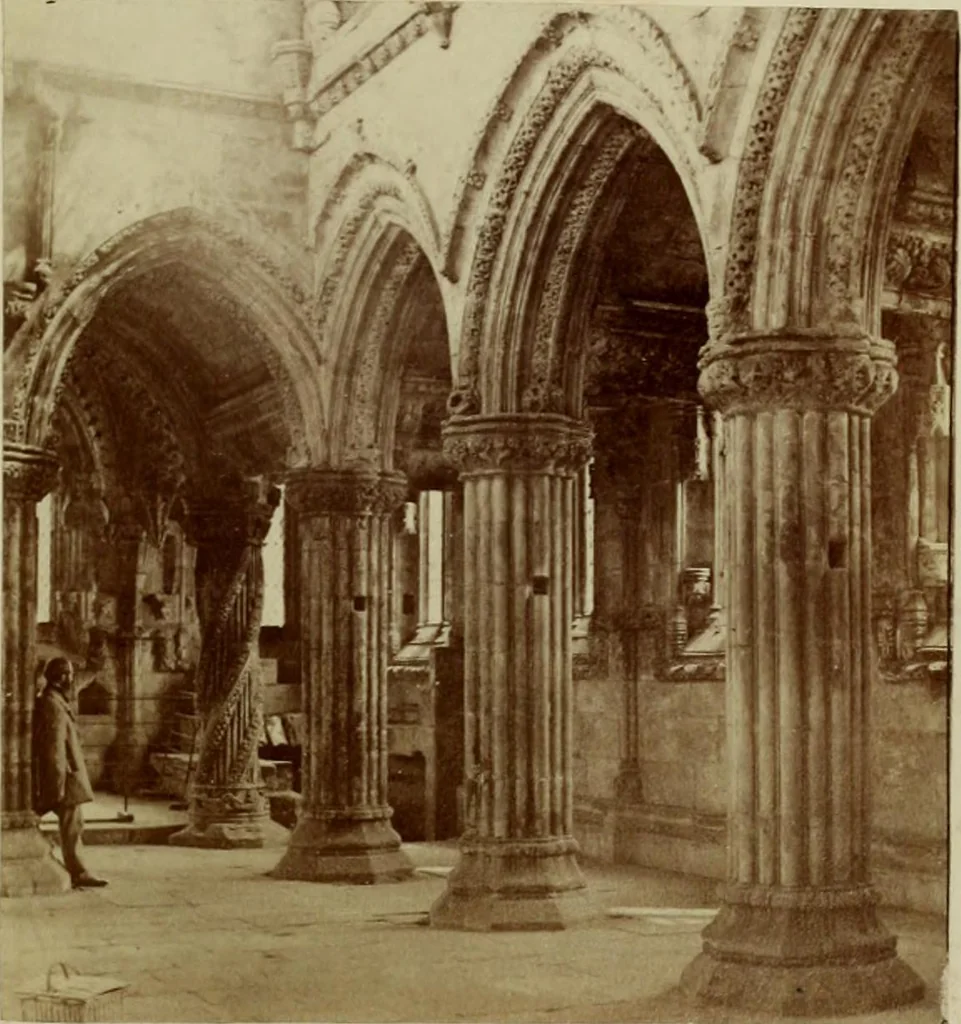 An illustration from Ruined abbeys and castles of Great Britain, 1862, leaf 162