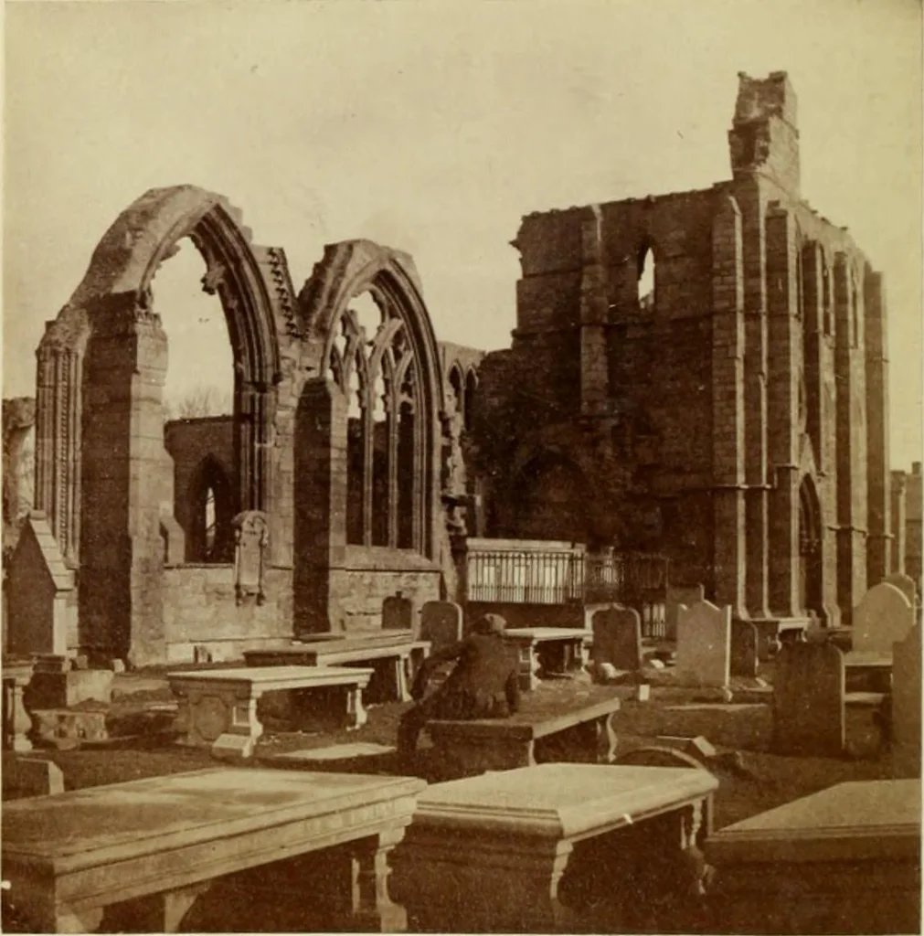 An illustration from Ruined abbeys and castles of Great Britain, 1862, leaf 175