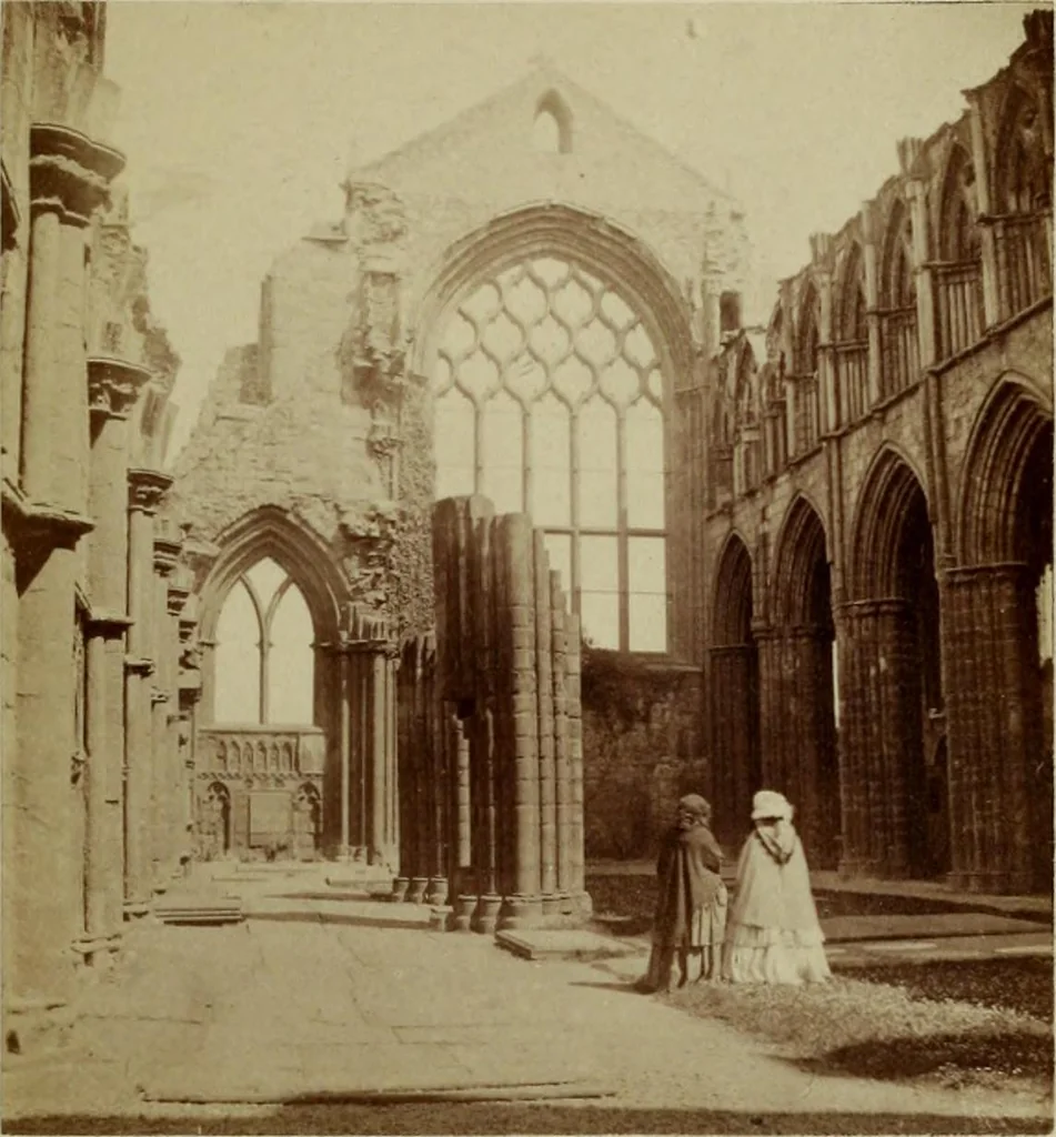 An illustration from Ruined abbeys and castles of Great Britain, 1862, leaf 182