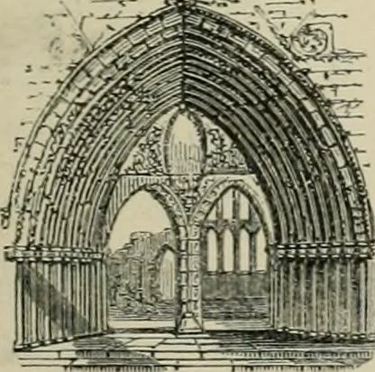 An illustration from Ruined abbeys and castles of Great Britain, 1862, leaf 192