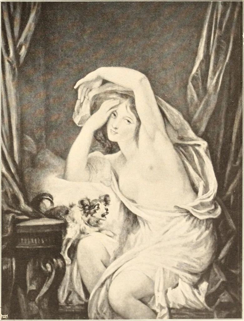 An illustration from Illustrated catalogue of the tenth series of 100 paintings by old masters of the Dutch, Flemish, Italian, French, and English schools, being a portion of the Sedelmeyer gallery which contains about 1500 original pictures by ancient and modern artists, 1906, leaf 103