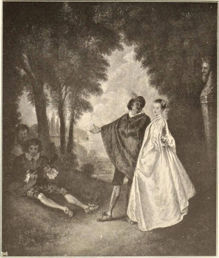 An illustration from Illustrated catalogue of the tenth series of 100 paintings by old masters of the Dutch, Flemish, Italian, French, and English schools, being a portion of the Sedelmeyer gallery which contains about 1500 original pictures by ancient and modern artists, 1906, leaf 115