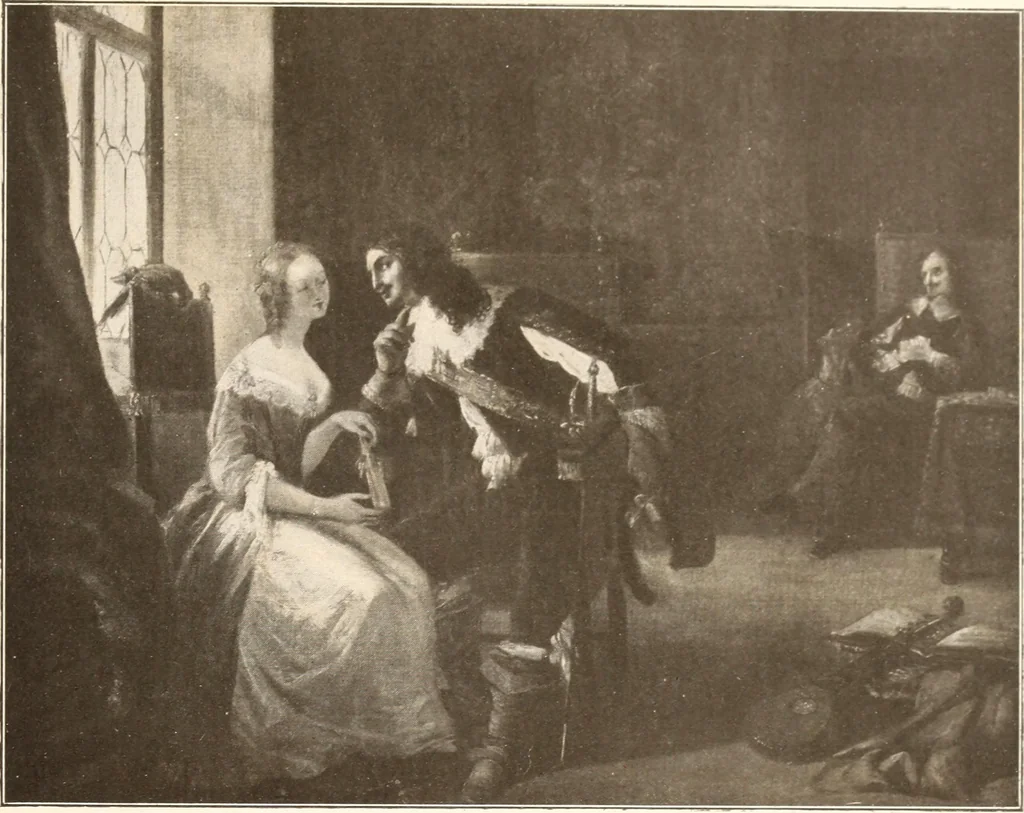 An illustration from Illustrated catalogue of the tenth series of 100 paintings by old masters of the Dutch, Flemish, Italian, French, and English schools, being a portion of the Sedelmeyer gallery which contains about 1500 original pictures by ancient and modern artists, 1906, leaf 119