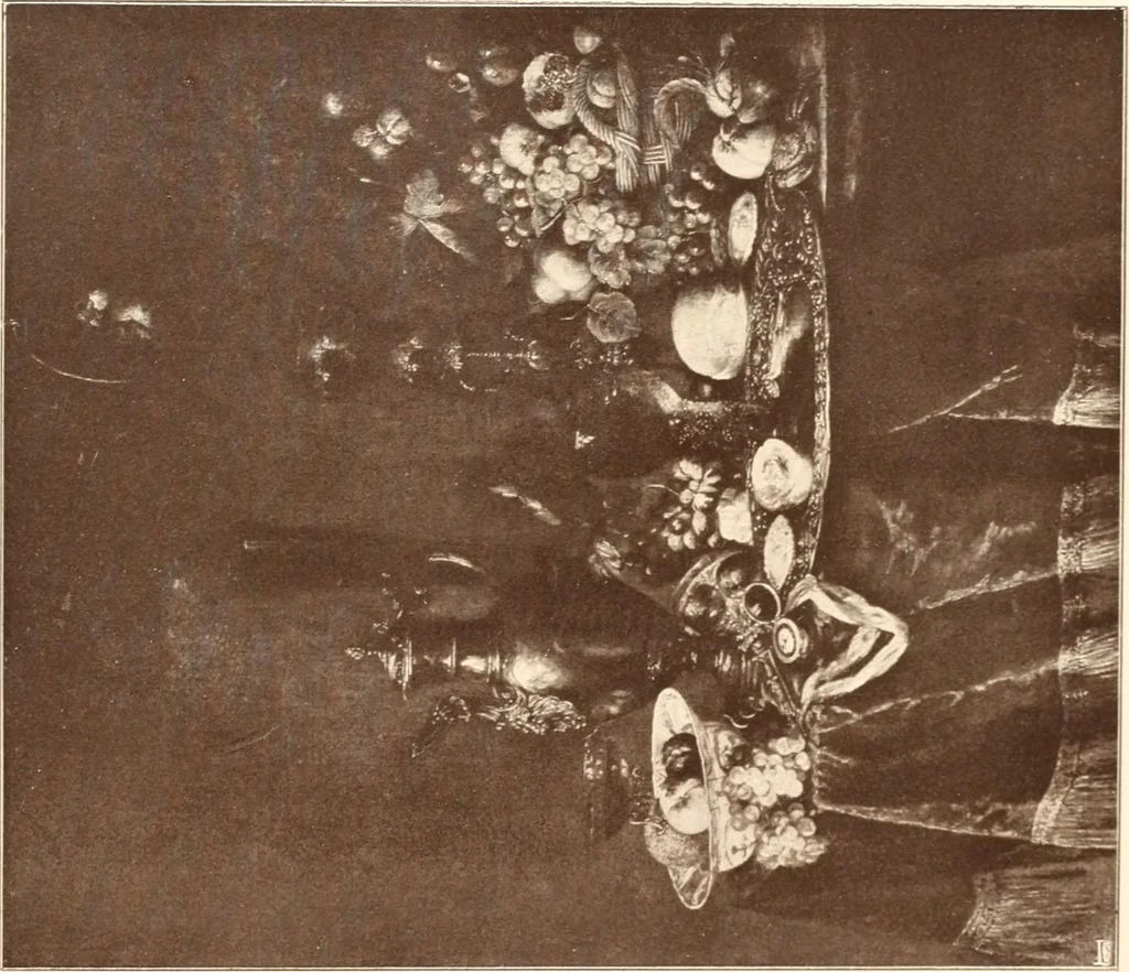 An illustration from Illustrated catalogue of the tenth series of 100 paintings by old masters of the Dutch, Flemish, Italian, French, and English schools, being a portion of the Sedelmeyer gallery which contains about 1500 original pictures by ancient and modern artists, 1906, leaf 18