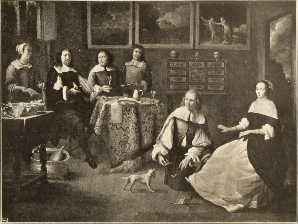 An illustration from Illustrated catalogue of the tenth series of 100 paintings by old masters of the Dutch, Flemish, Italian, French, and English schools, being a portion of the Sedelmeyer gallery which contains about 1500 original pictures by ancient and modern artists, 1906, leaf 20
