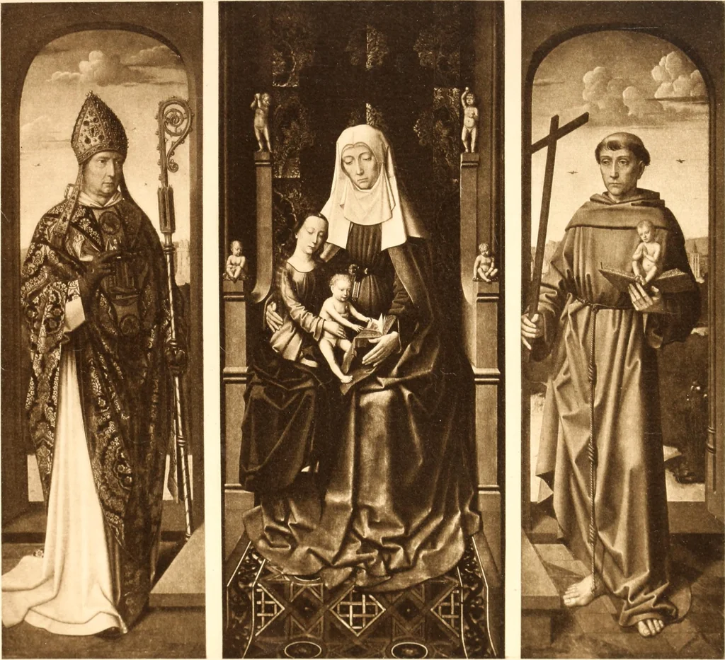 An illustration from Illustrated catalogue of the tenth series of 100 paintings by old masters of the Dutch, Flemish, Italian, French, and English schools, being a portion of the Sedelmeyer gallery which contains about 1500 original pictures by ancient and modern artists, 1906, leaf 26