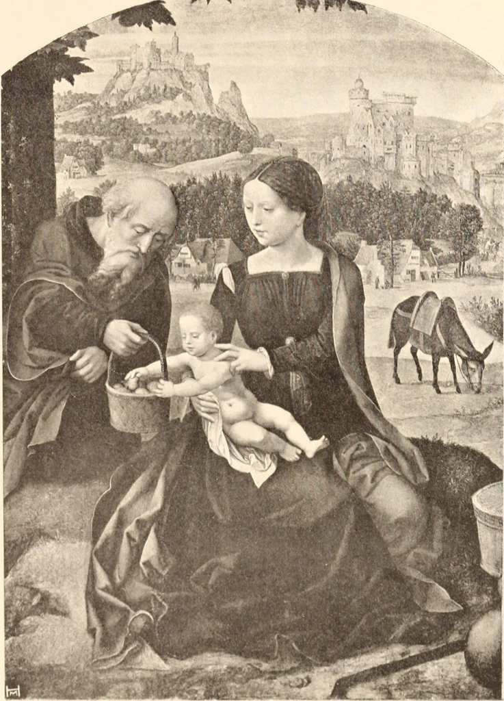 An illustration from Illustrated catalogue of the tenth series of 100 paintings by old masters of the Dutch, Flemish, Italian, French, and English schools, being a portion of the Sedelmeyer gallery which contains about 1500 original pictures by ancient and modern artists, 1906, leaf 40