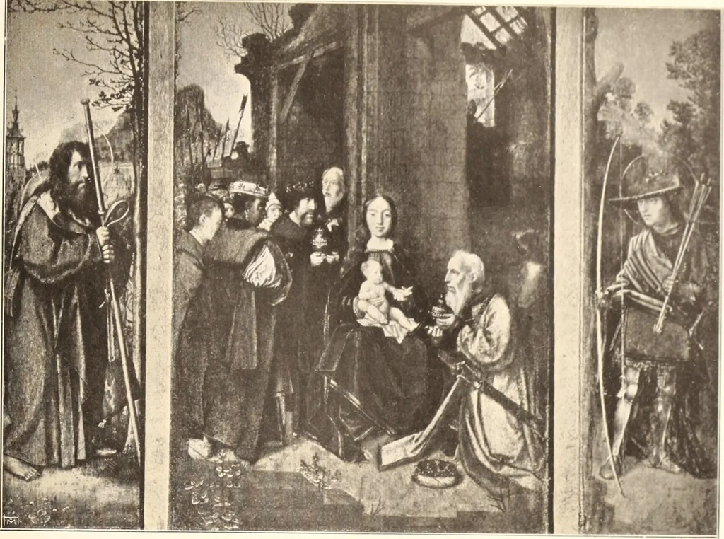 An illustration from Illustrated catalogue of the tenth series of 100 paintings by old masters of the Dutch, Flemish, Italian, French, and English schools, being a portion of the Sedelmeyer gallery which contains about 1500 original pictures by ancient and modern artists, 1906, leaf 46